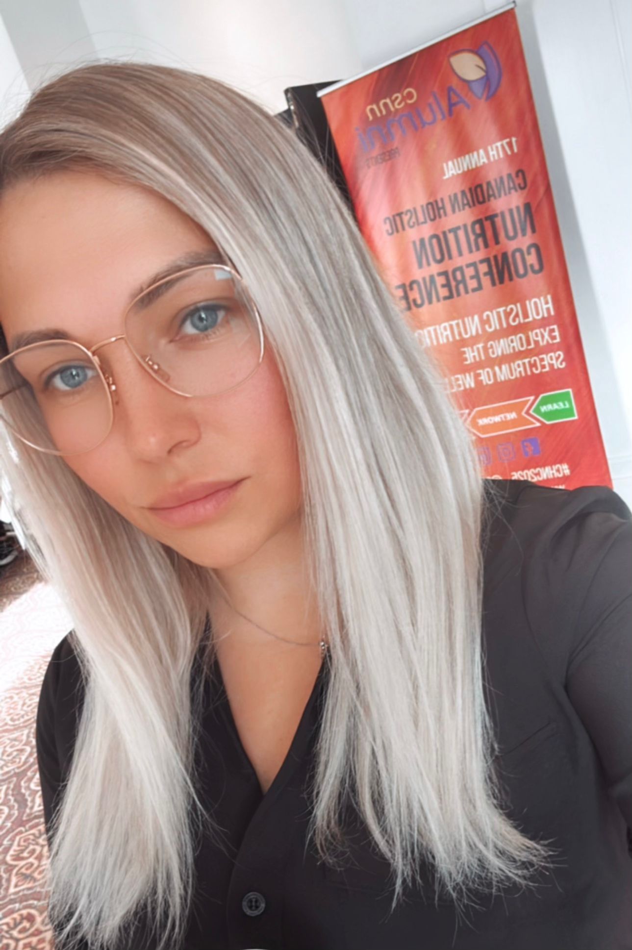 Karina Sinchenko at the Canadian Holistic Nutrition Conference